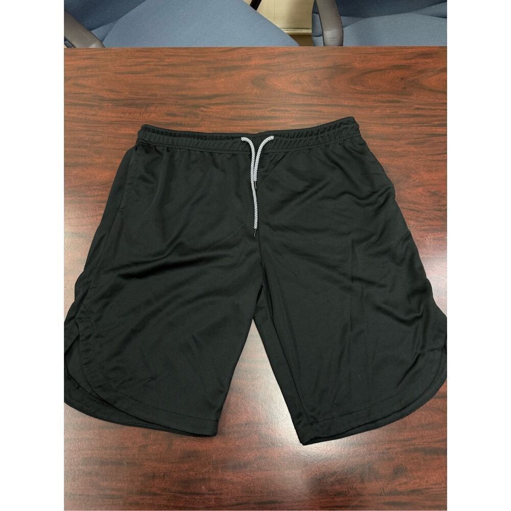 Men’s Black Athletic Running Shorts Size Large